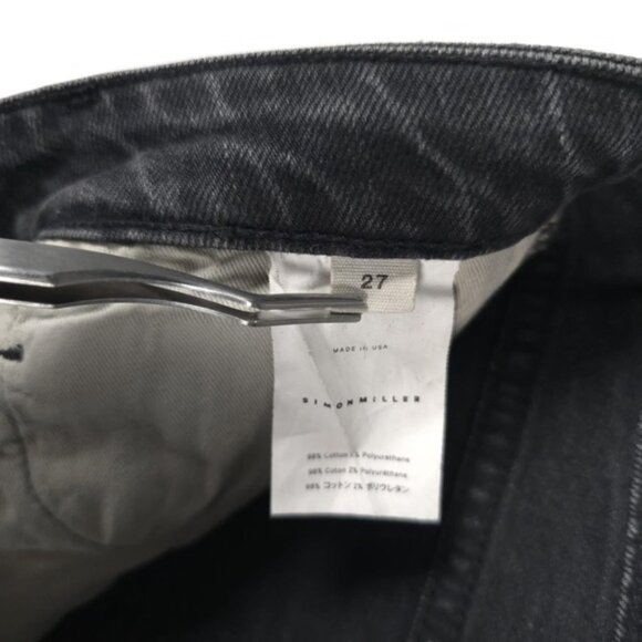 NWT SIMON MILLER W009 GASPER Jeans Garment Dye Slim Boot USA Made 🇺🇸 Size 27 - Picture 14 of 15